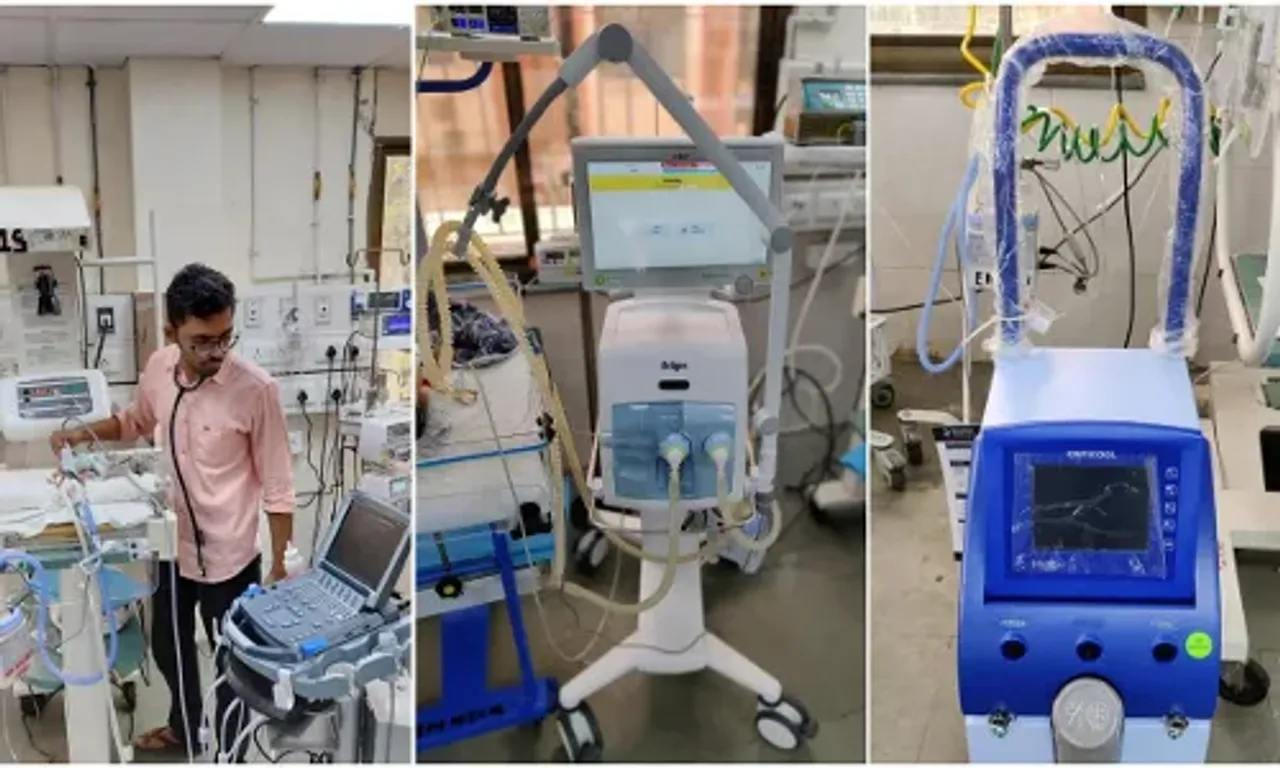 Crompton Greaves Company provided state-of-the-art medical equipment worth over Rs. 1 crore to the pediatric ward of Sayaji Hospital under CSR
