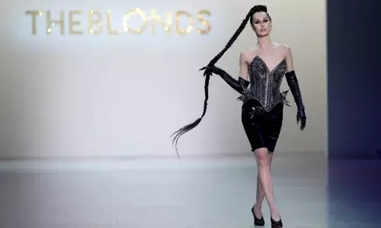 The Blonds end fashion week with hot vampires, writhing trio