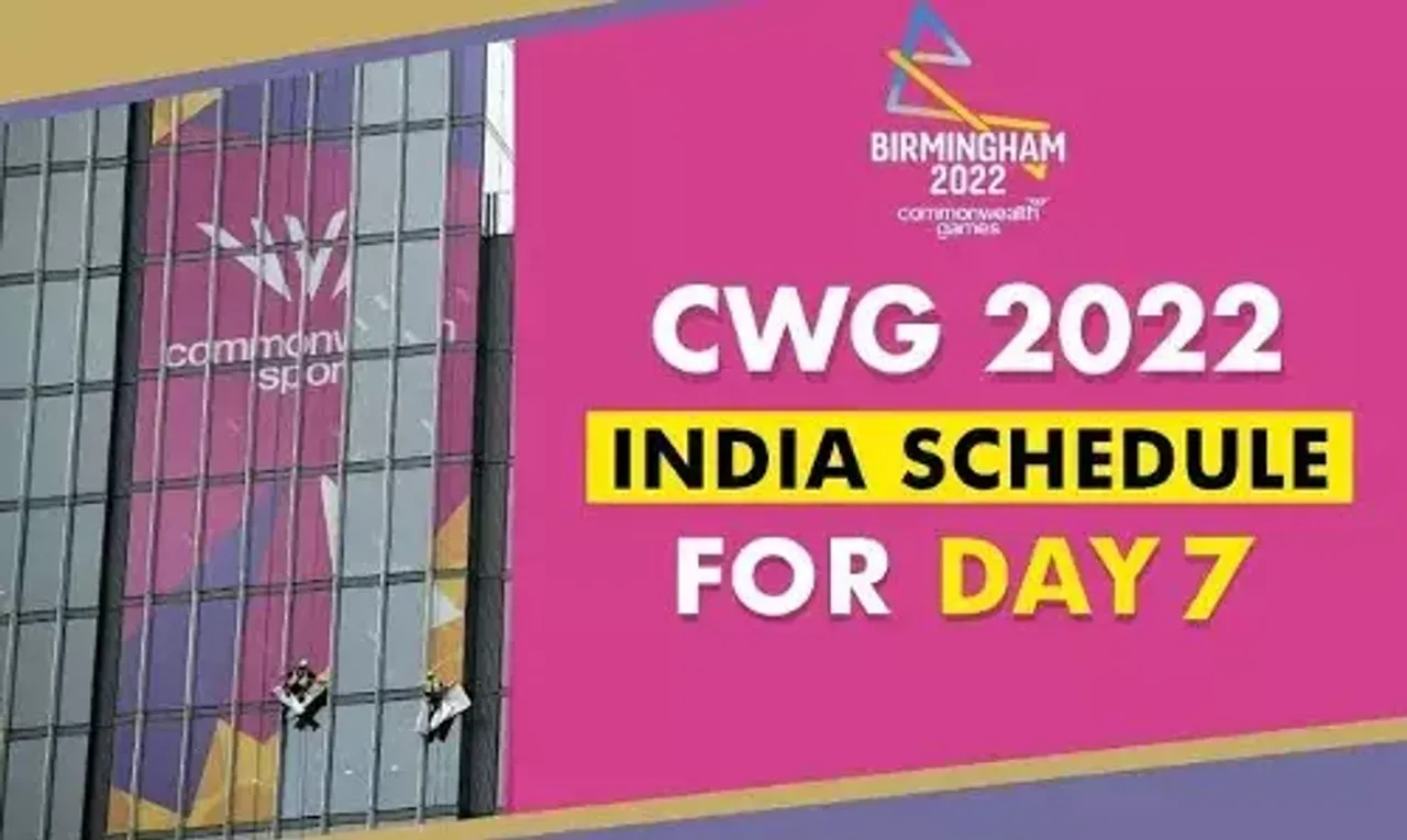 India's schedule on day 7, CWG 2022, Birmingham