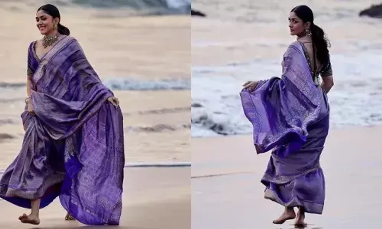 Nani30: First look of Mrunal Thakur from the Pan India Nani film unveiled