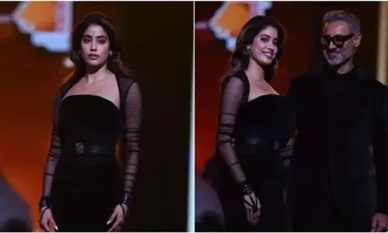 Janhvi Kapoor’s showstopping entry at Filmfare Curtain Raiser for designers Shantanu and Nikhil