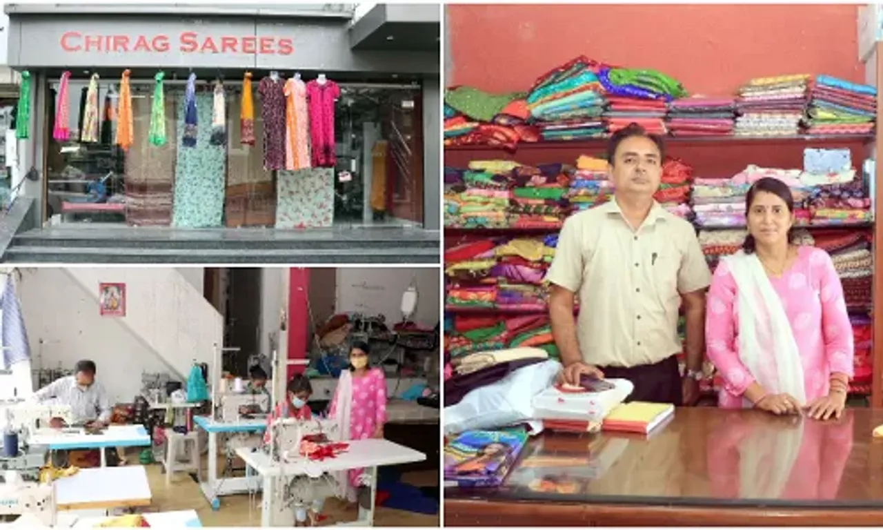 Sabita Manek from Vadodara earn employment by making uniforms of doctors and watchmen during Corona era