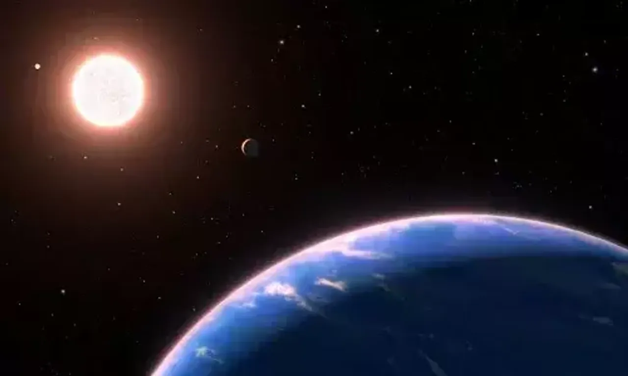 Hubble finds water vapour on small exoplanet in landmark discovery
