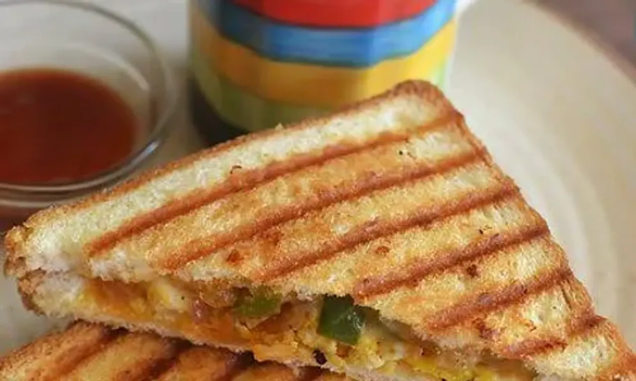 Egg Bhurji Sandwich Recipe: So easy to make and super filling at the same time
