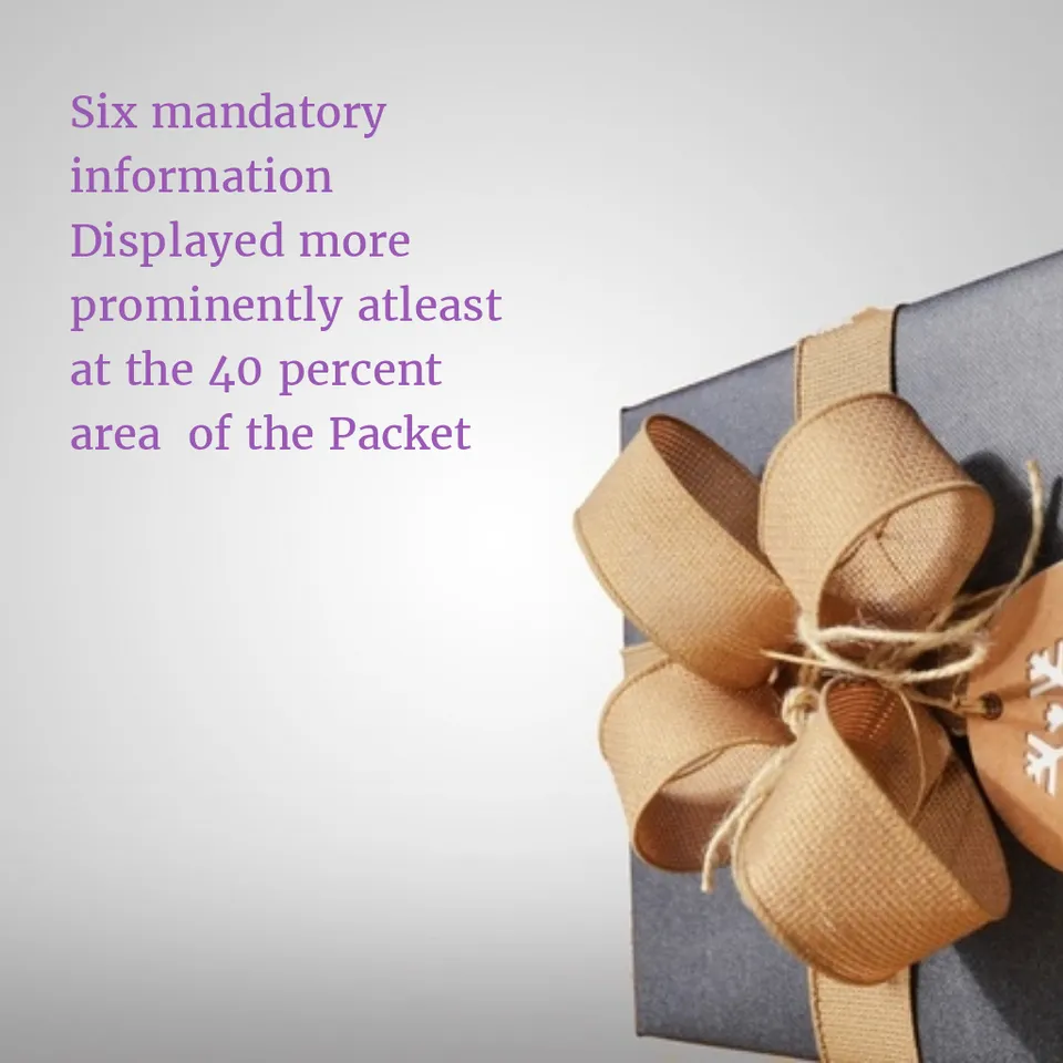Packaged commodities shall have to display products information more prominently.
