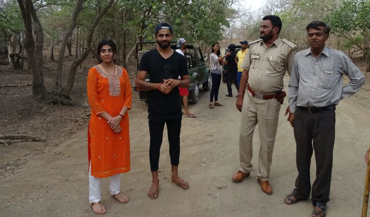 Ravindra Jadeja  breached Sasan Gir forest laws