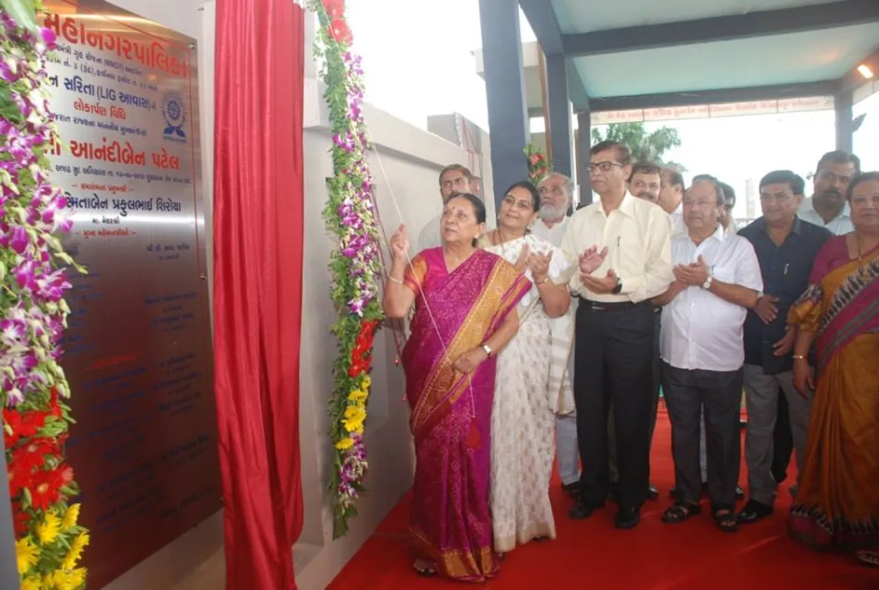 Gujarat CM Anandiben Patel declared Surat as Open Defecation Free (ODF).