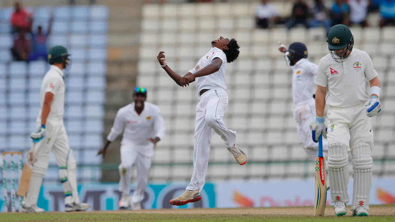 Sri Lanka won test match against Australia