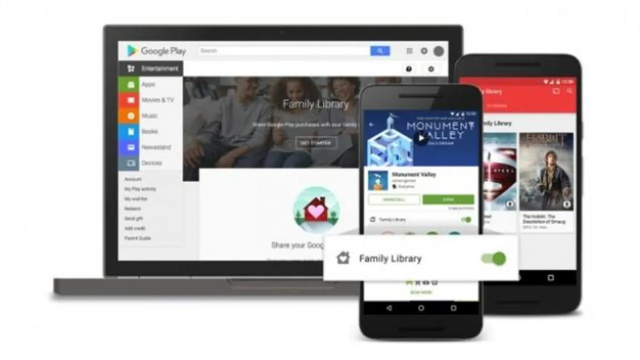 Google Play Family Sharing now supported in Google Play Services : Google