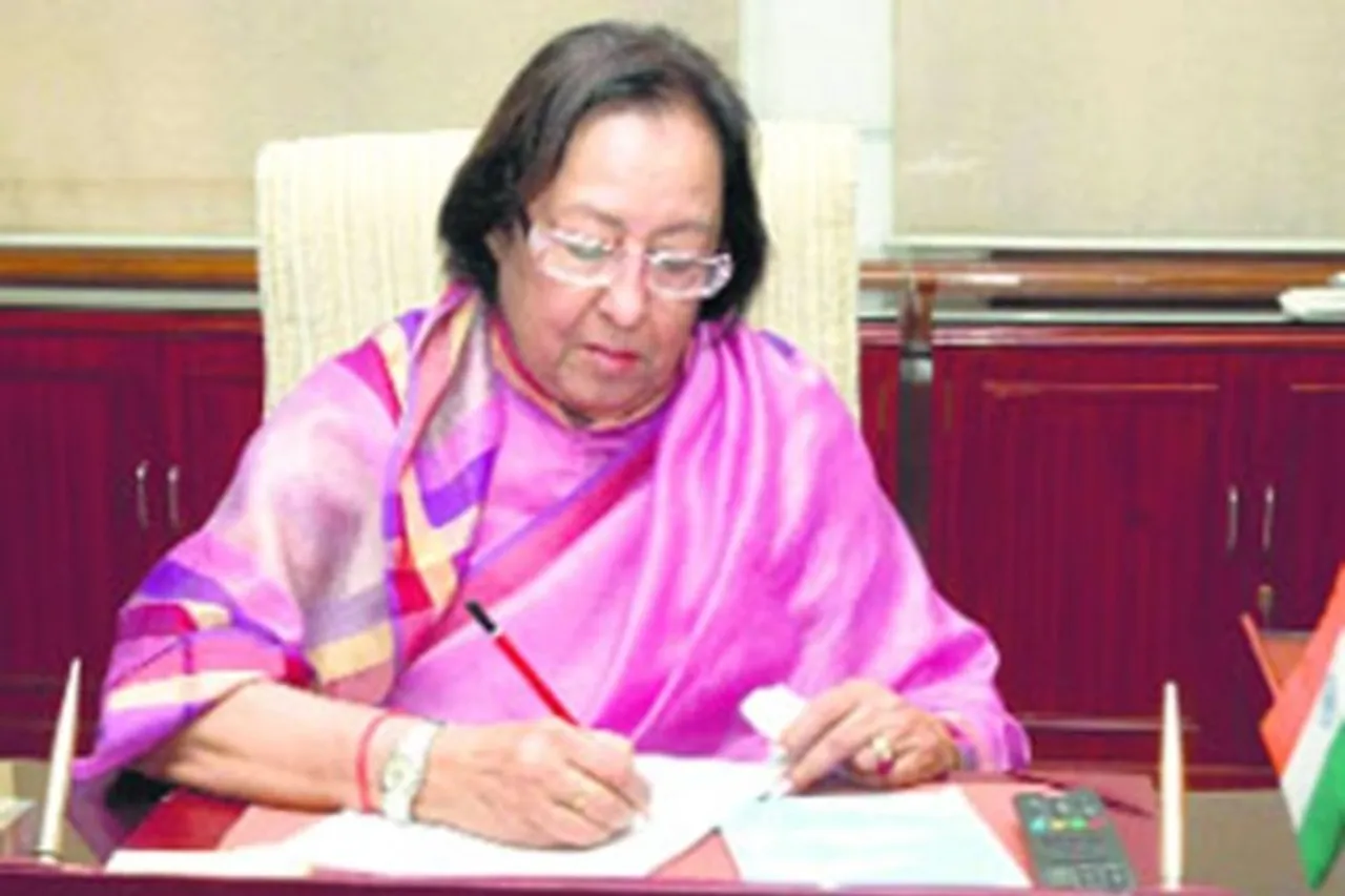 Minority Minister Najma Heptulla resigns