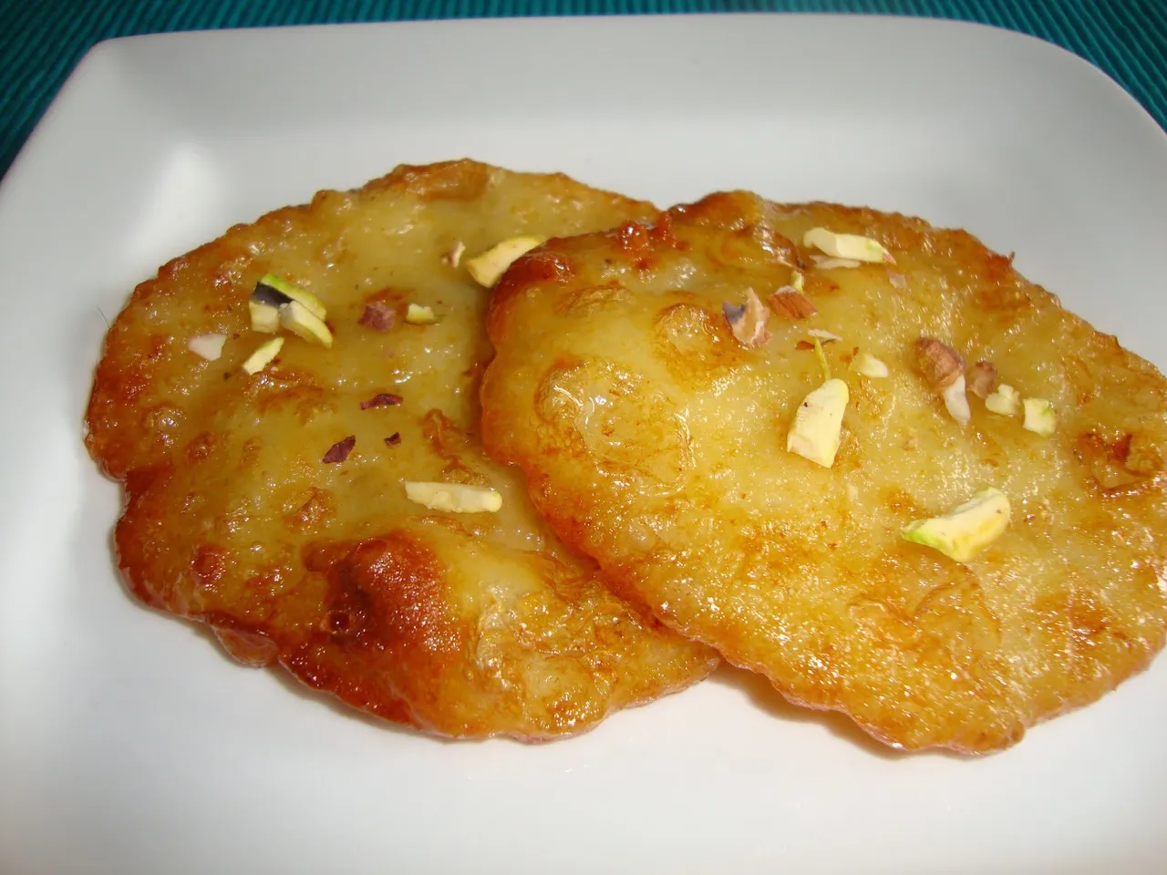 Make sweet malpua of Wheat floor