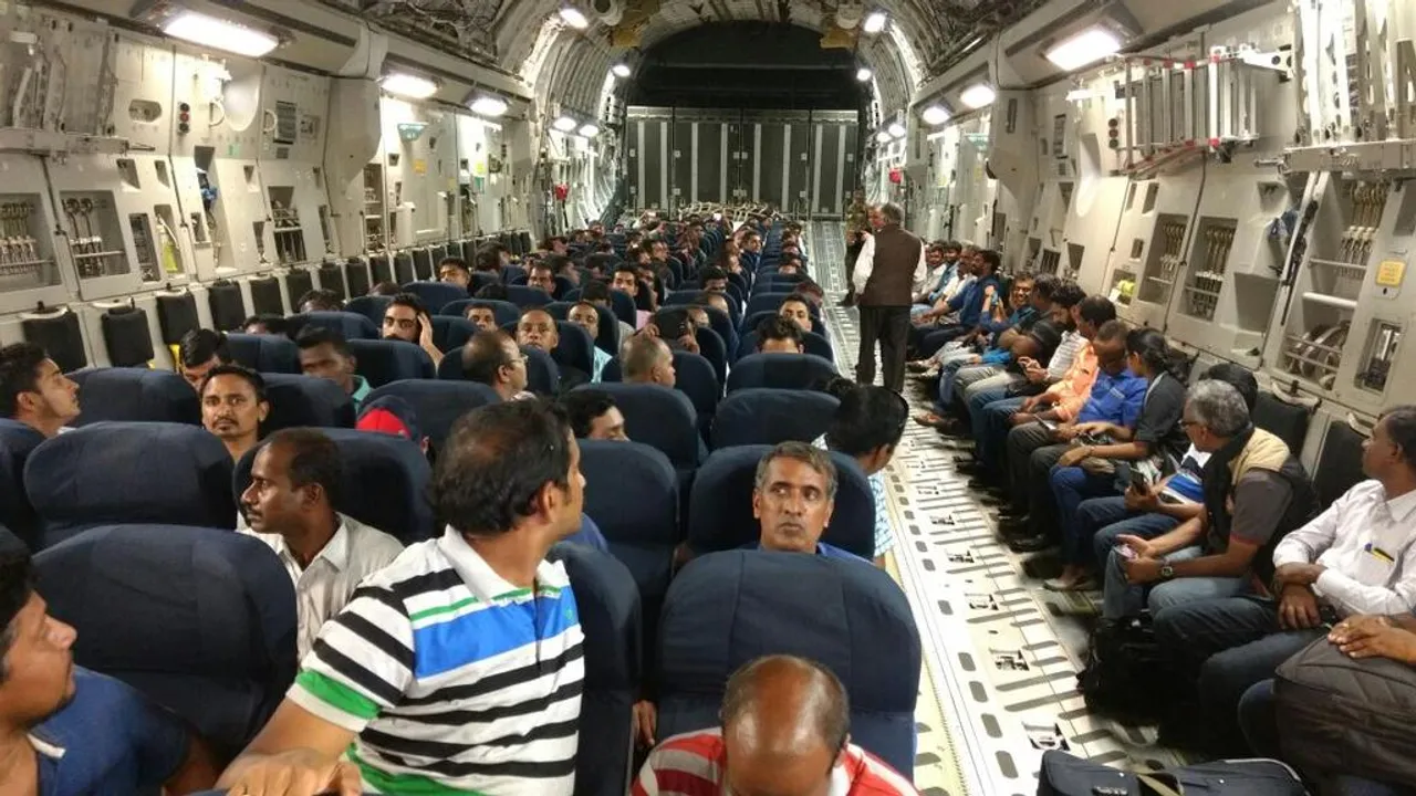149 Indian Evacuated from War-Torn South Sudan : Operation Sankat Mochan