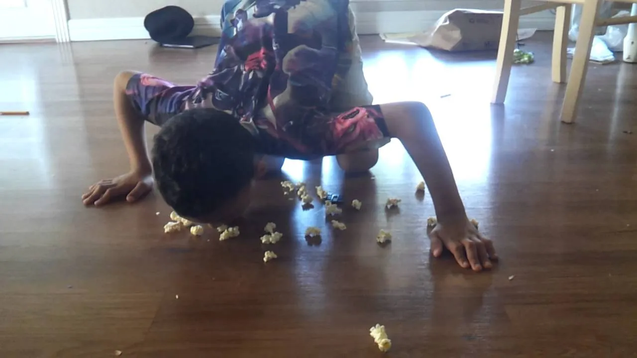 Food, once dropped on the floor is not safe to eat