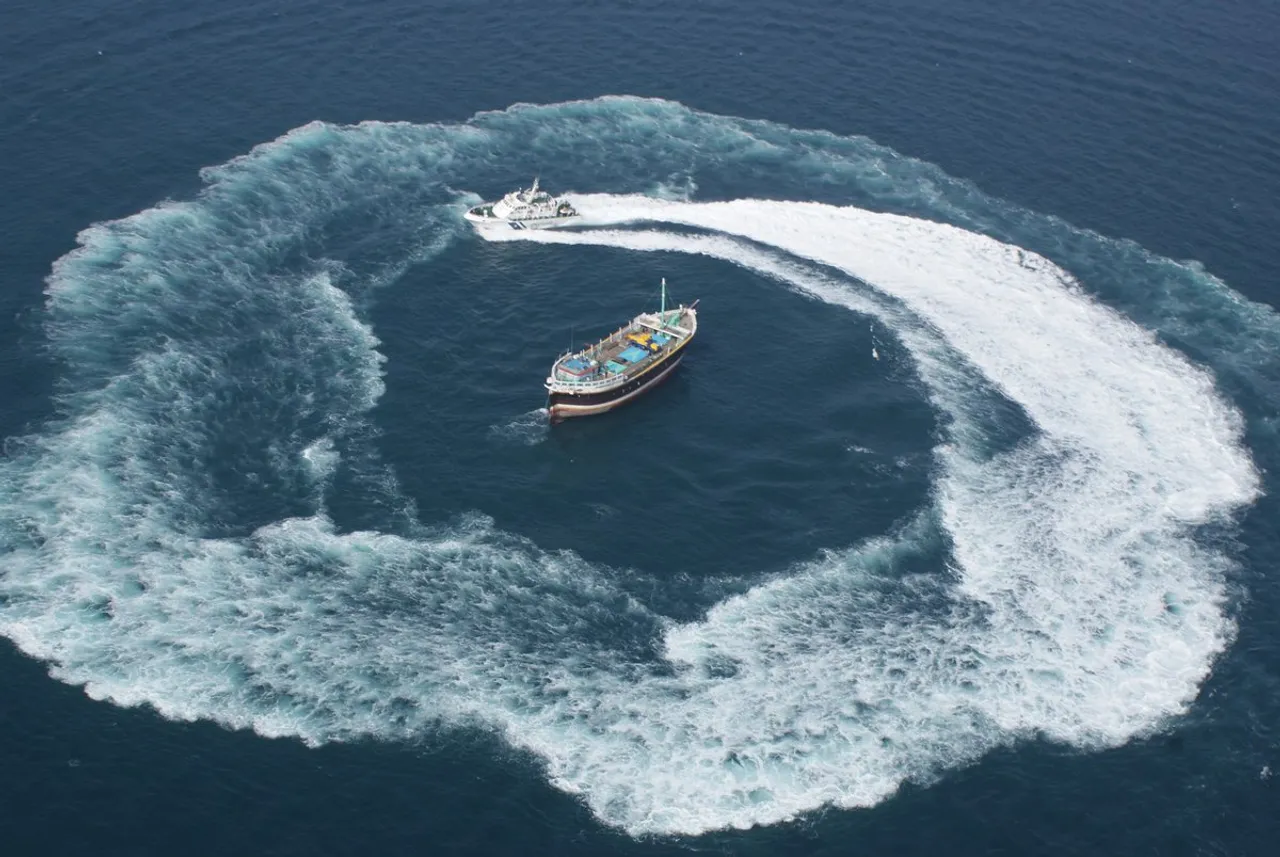 Suspected Pakistani boat apprehended by Coast Guard