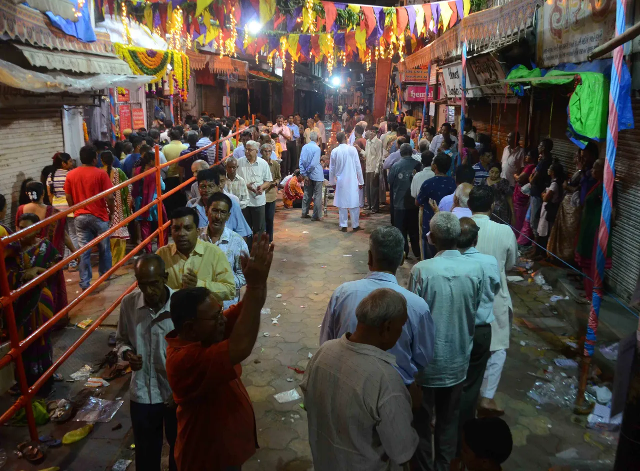 No sound systems, no big groups, no lavish chaniya cholis and no women this is what the sole men-only garba