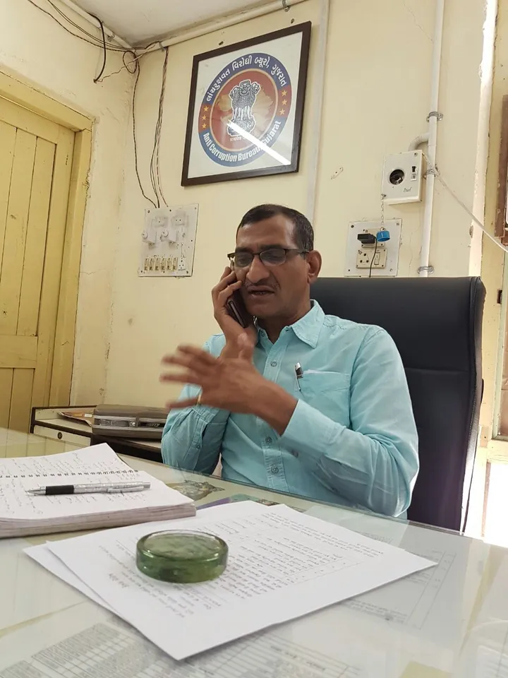 Two GPCB Class One officers caught with diwali gifts along with cash and jewellery