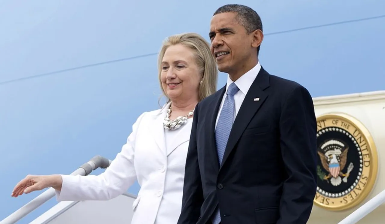Obama campaigns for Clinton in key state of Michigan