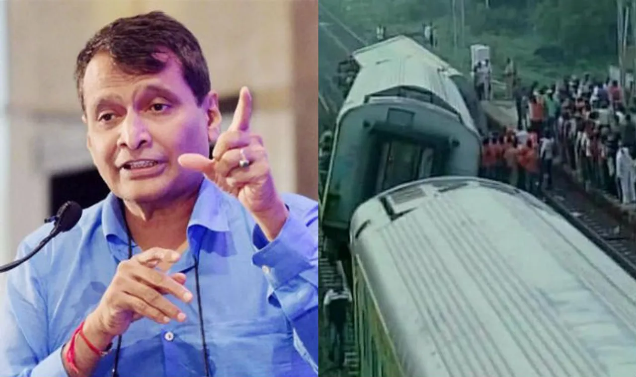 Suresh Prabhu orders enquiry over train derailment