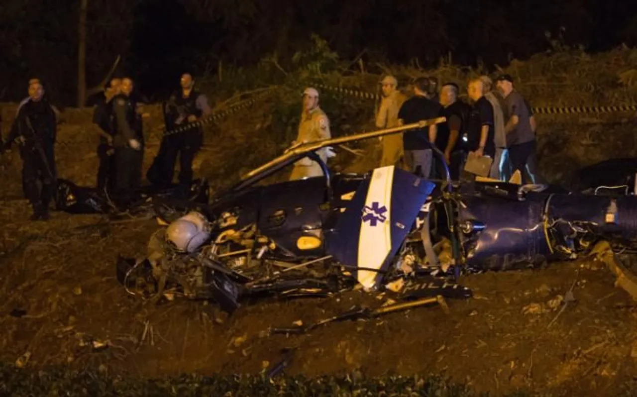 Police helicopter crash kills four in Brazil
