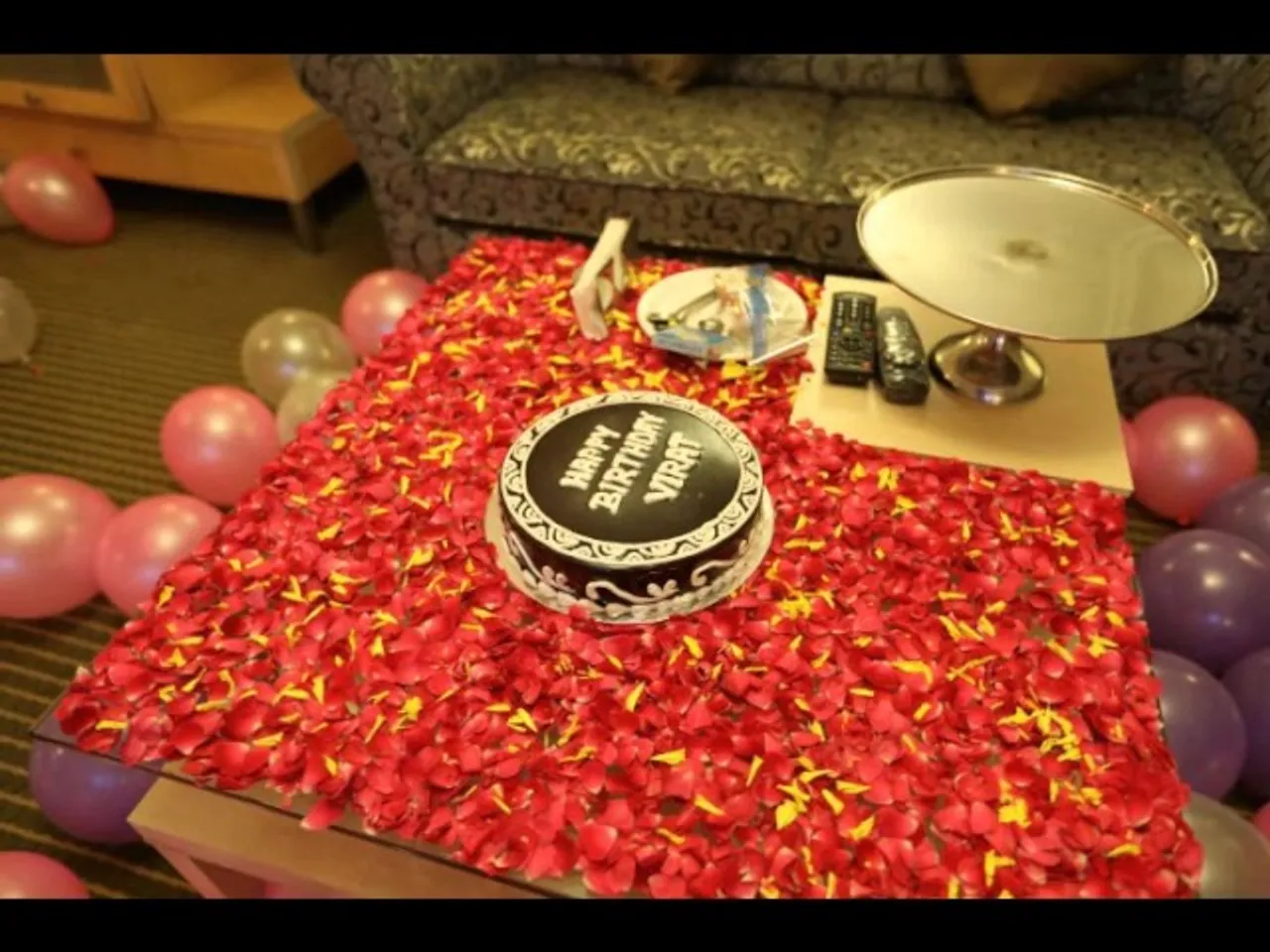 Exclusive :  Virat kohli celebrating his birthday with Anushka in Rajkot