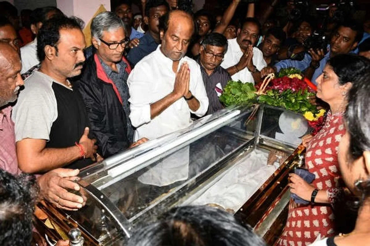 Rajinikanth, Suriya pay last respects to Cho Ramaswamy