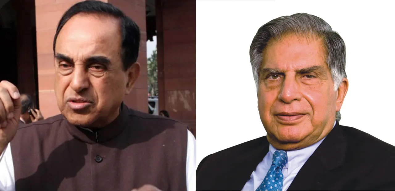 Swamy files complaint against Ratan Tata