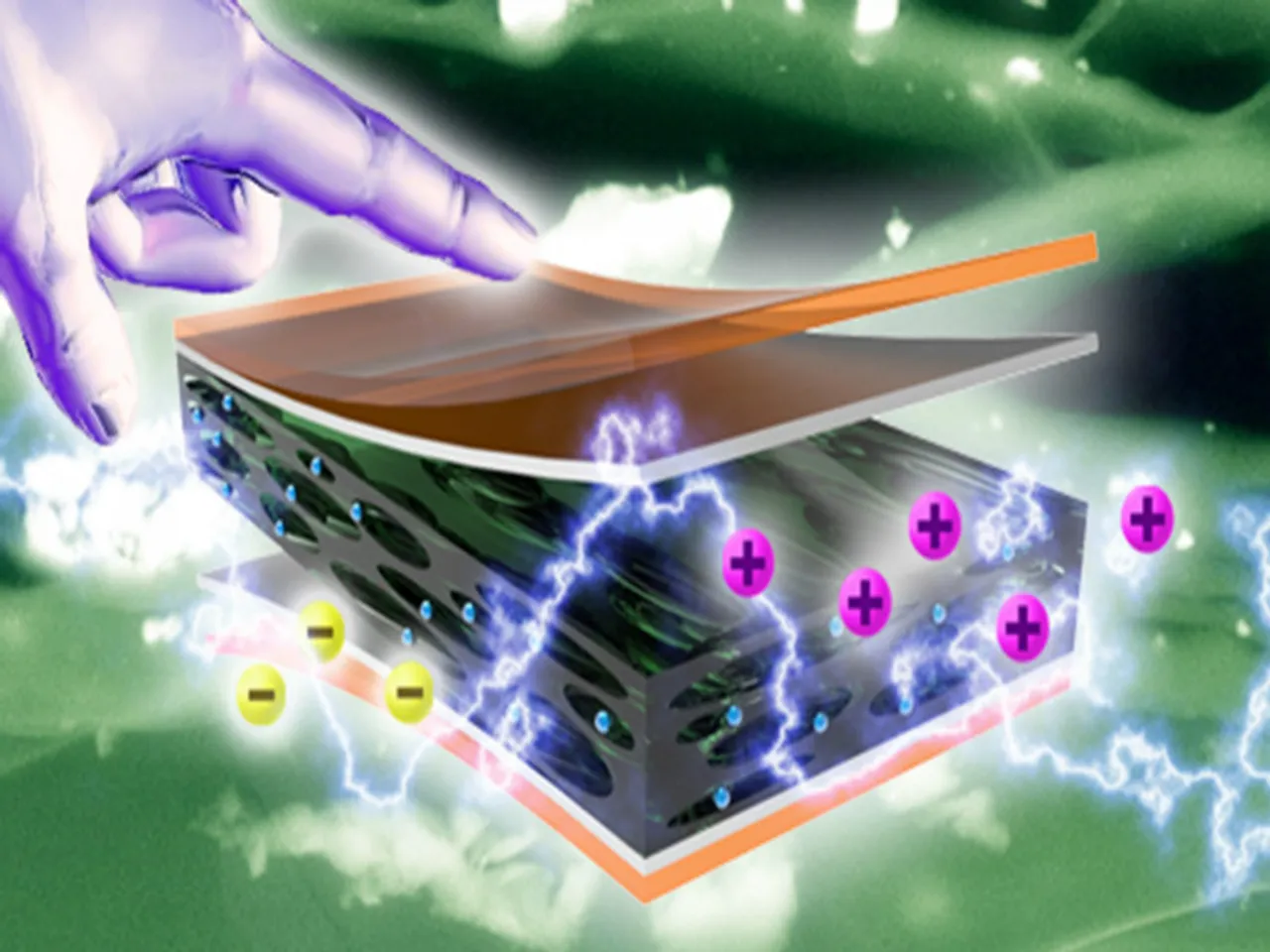 Nanotechnology that captures energy from human motion