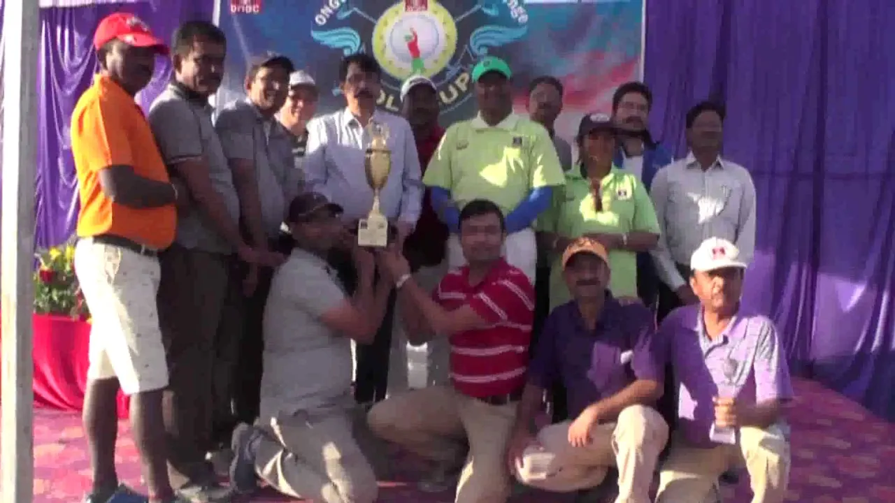 Prize distribution of  “Open Golf Challenge Cup 2016” by ONGC, Ankleshwar