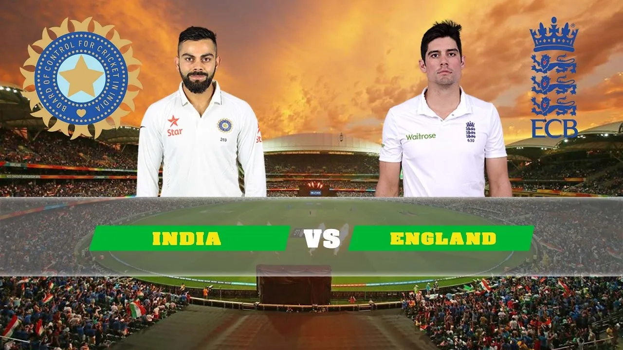India vs England: Fifth Test, Day 1 Scoreboard