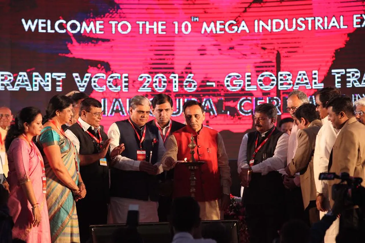 CM Vijay Rupani inaugurated the 10th VCCI Global Trade Show in Vadodara