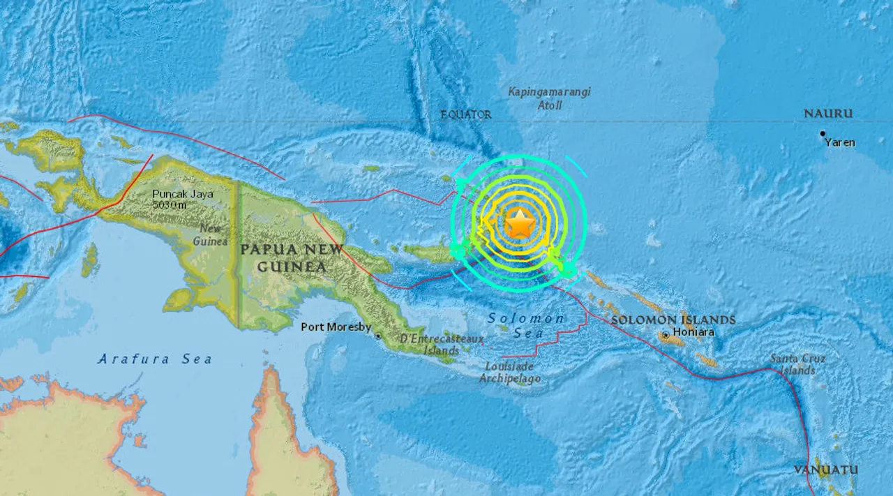 7.9 quake hits Papua New Guinea