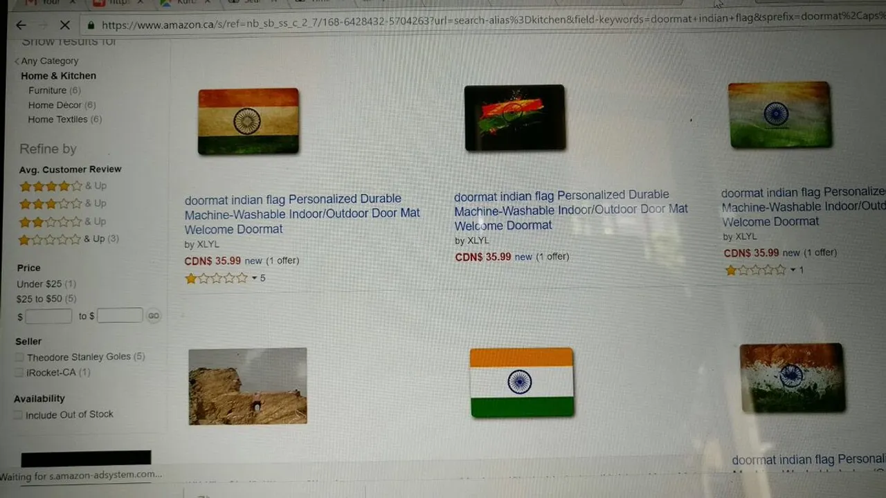 Angry Sushma asks Amazon to withdraw Tricolour themed doormats