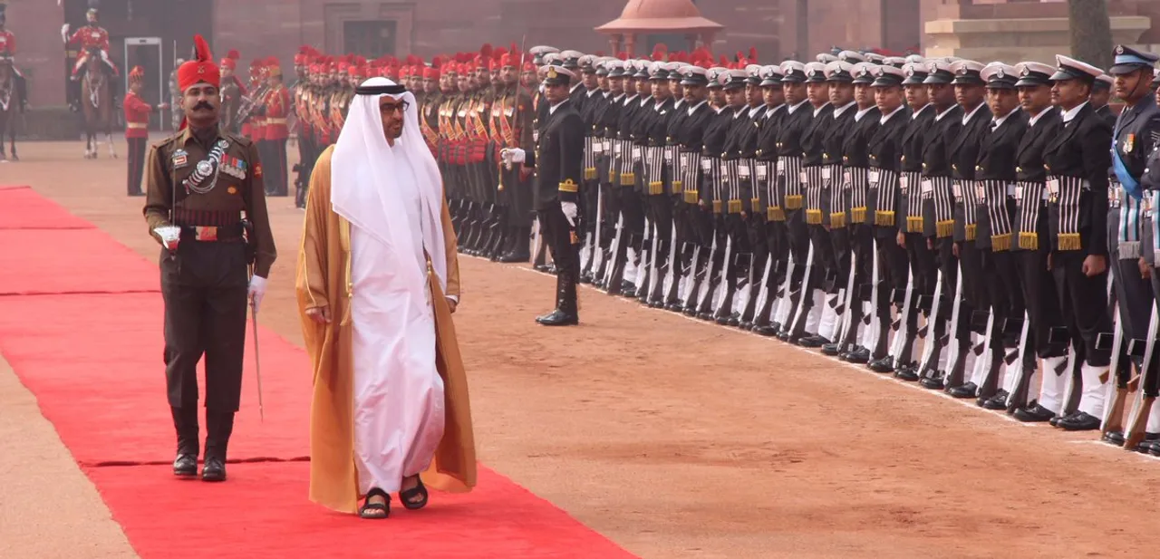 Abu Dhabi Crown Prince gets ceremonial welcome