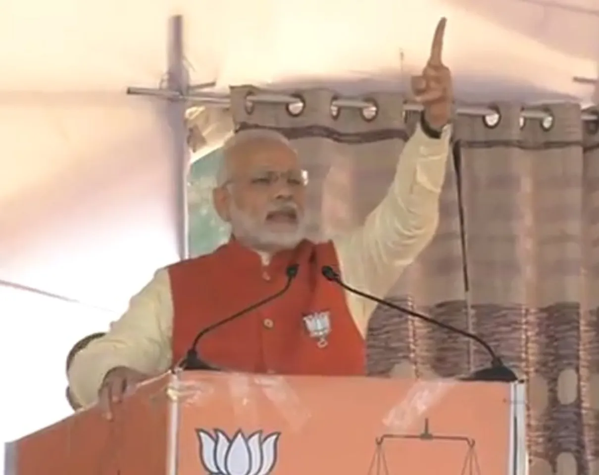 Congress a sinking ship, is history, says Modi