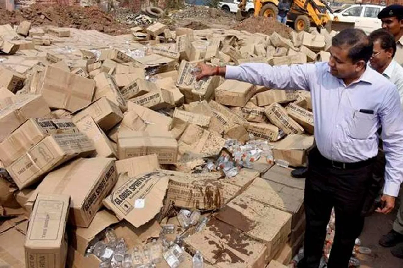 1.2 lakh liquor bottles seized in Punjab ahead of polls