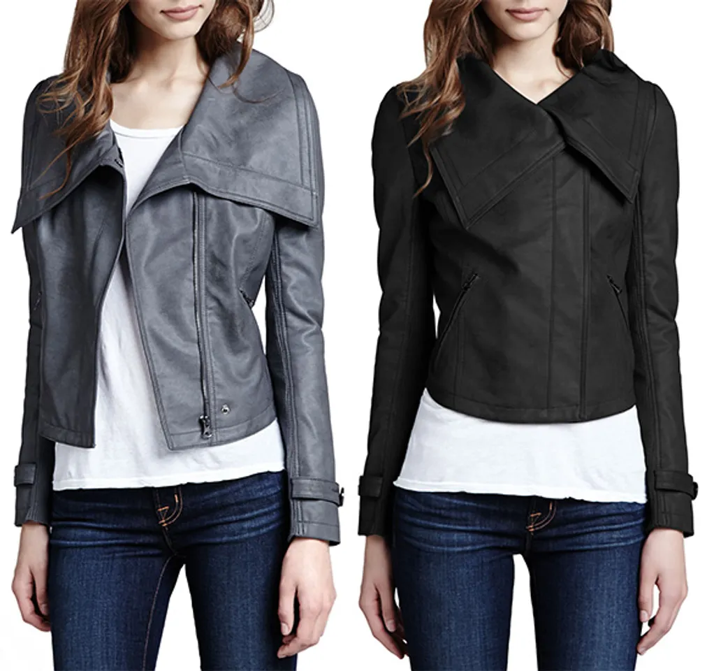 Know the difference between real, fake leather jackets