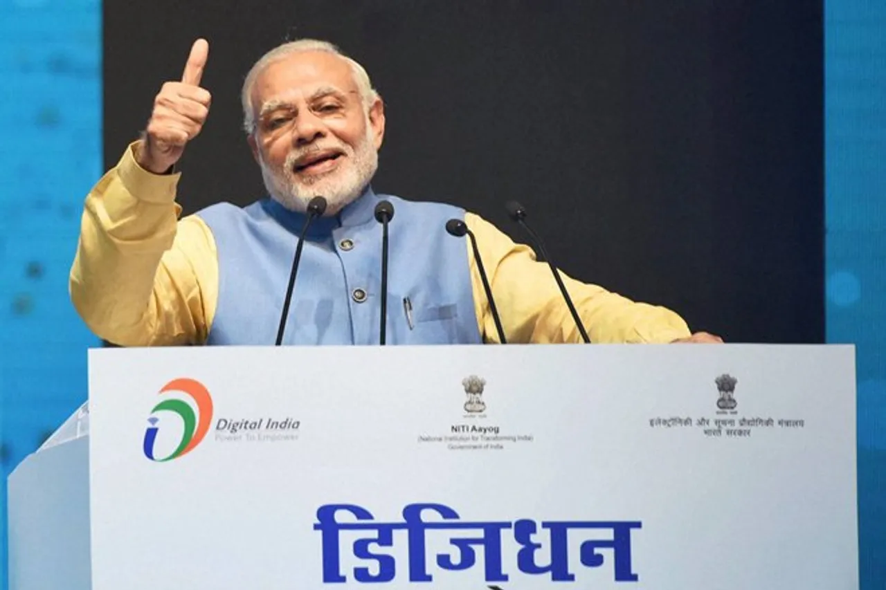 Digital transactions mobile-app BHIM downloaded 10 mn times: PM Modi