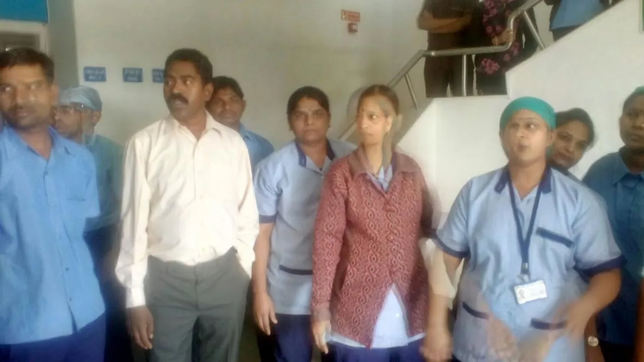 Physically stalked arrested for harassing staff nurses and helpers