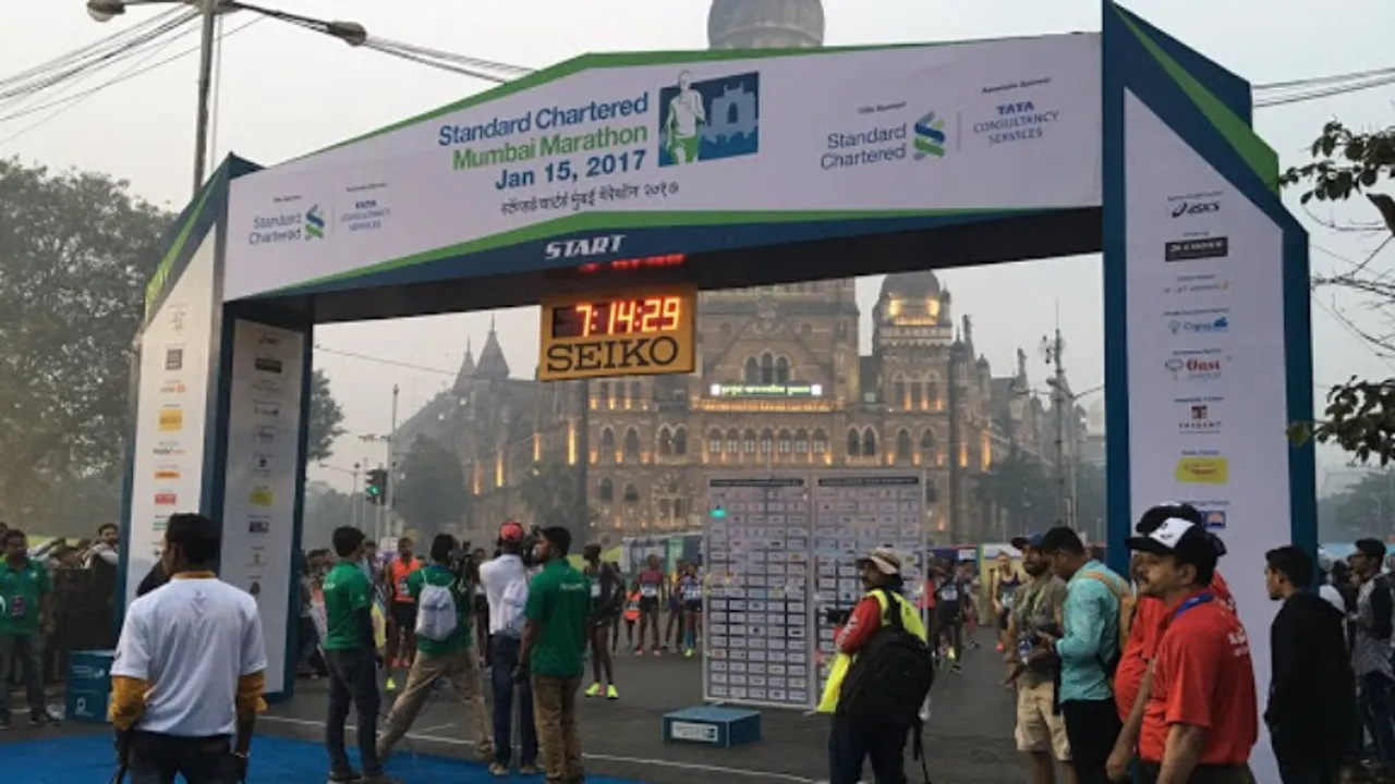 Glory, glitter and glam at Mumbai marathon