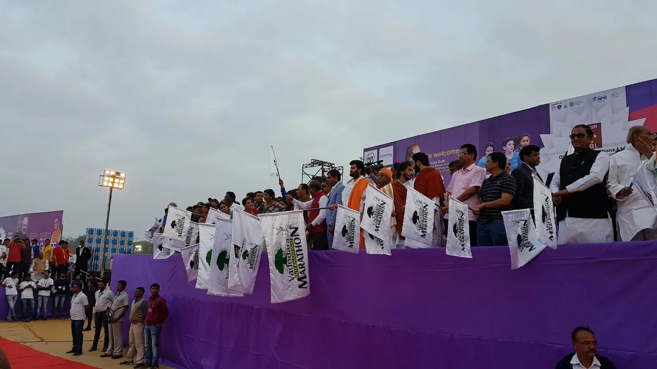 First International Marathon on Cashless theme organised in Vadodara