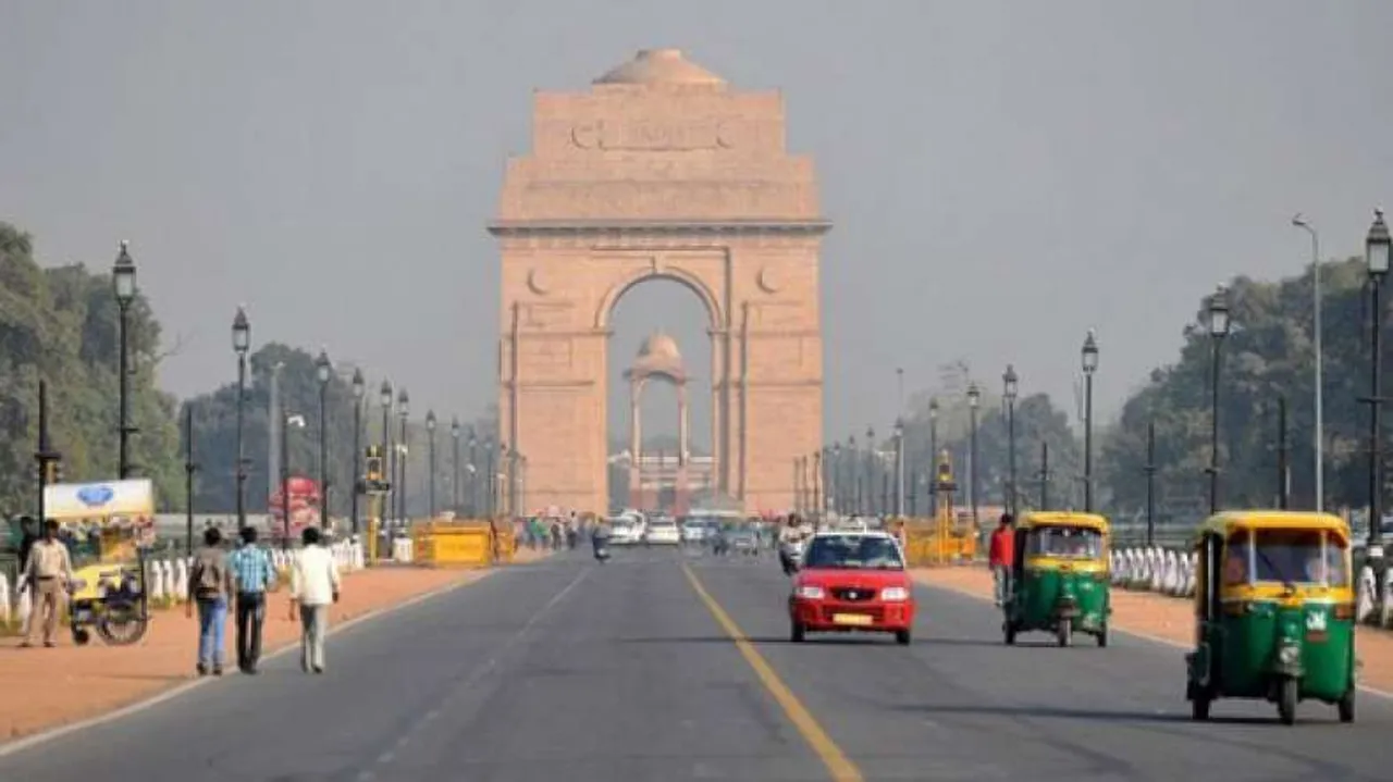 Pleasant Saturday morning in Delhi