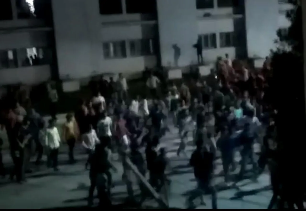 Students clashed inside Parul University