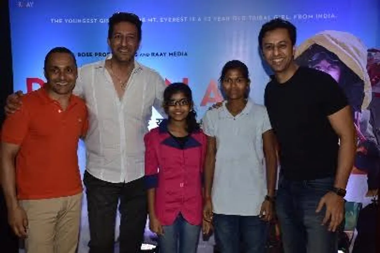 Rahul Bose launches the trailer of Poorna with reel and real Poorna!