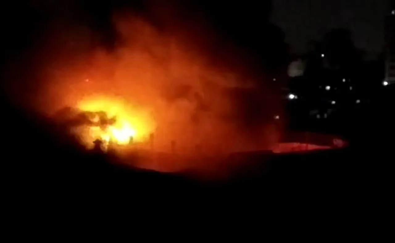 Fire at Kolkata’s Burrabazar area building
