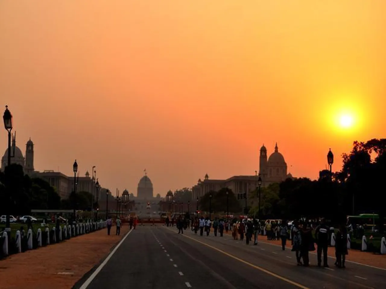 Sunny Monday morning in Delhi