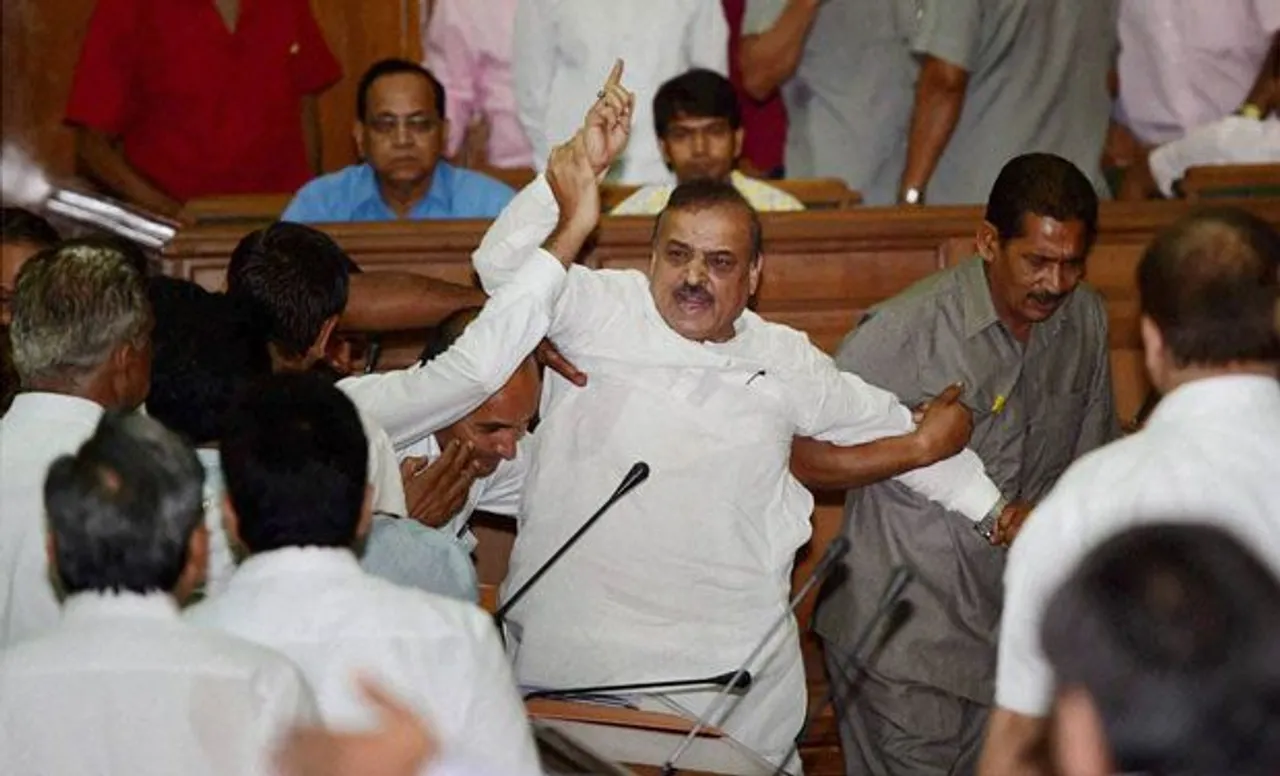 BJP lawmakers suspended from Telangana assembly