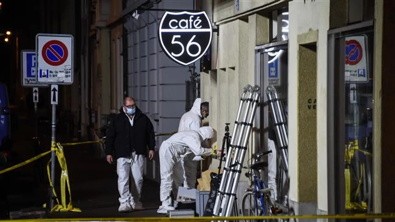2 killed in shooting at Swiss cafe
