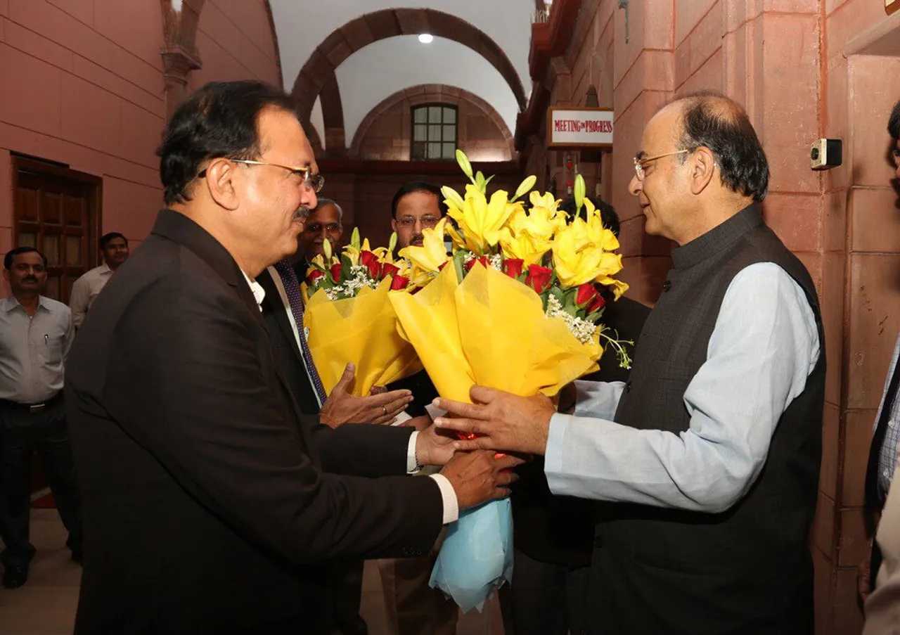Finance Minister Arun Jaitley takes charge as defence minister