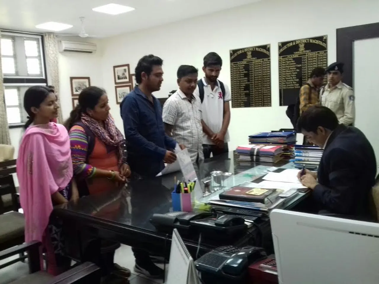 E gram computer operators memorandum to collector