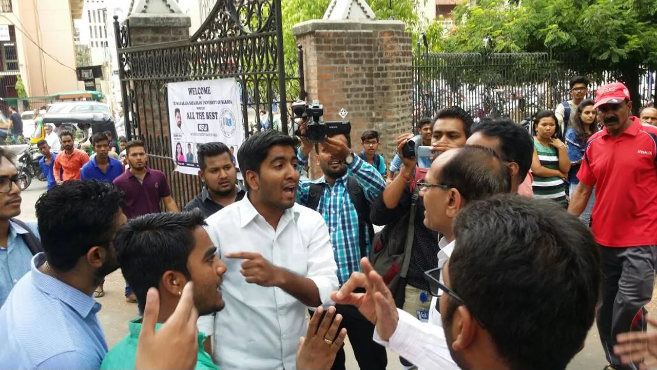 Student groups clashed inside MSU